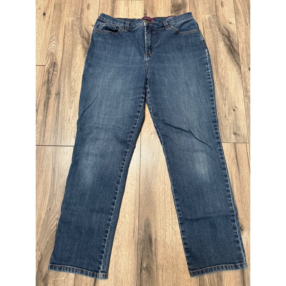 Gloria Vanderbilt Amanda Jeans Missy Fit Size 12 Short Womens Denim Mid-Rise Cla
